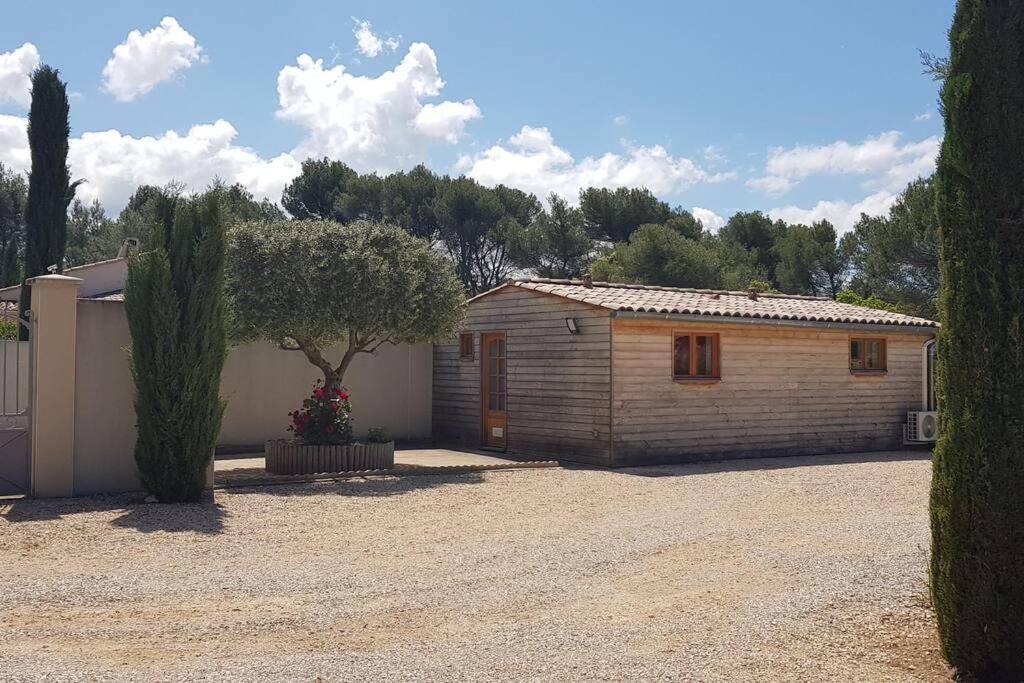 Chalet De Charme Climatise Sur La Route Du Ventoux Carpentras Exterior photo